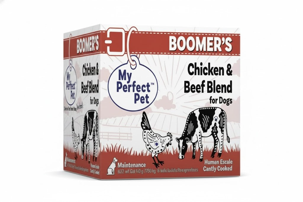 My Perfect Pet Dog Frozen Boomer's Chicken & Beef, 4lb