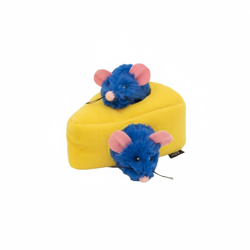 ZippyClaws Burrow Mice 'n Cheese Cat Toy