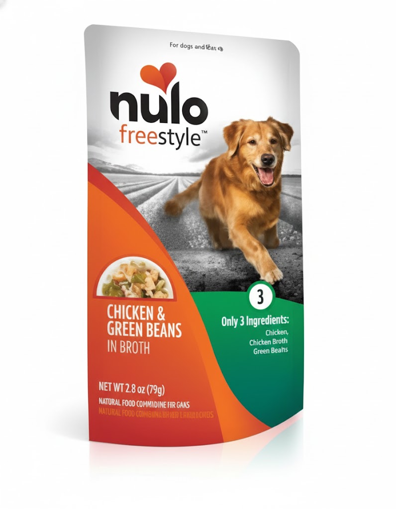 Nulo Dog FreeStyle GF Chicken & Green Beans Pouch, 2.8oz