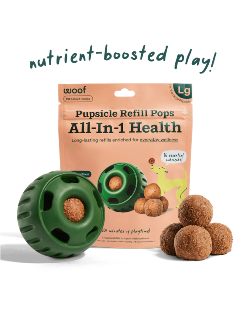 Woof Pupsicle Refill Pops All-In-1, L