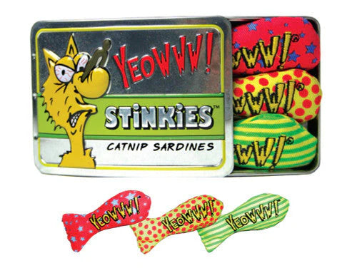Yeowww! Stinkies Catnip Sardines Catnip Toy
